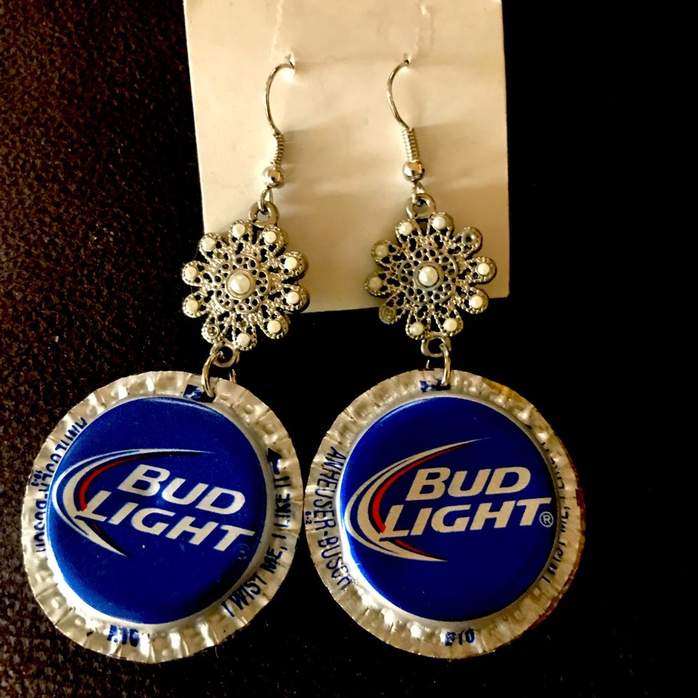 Bud light earrings